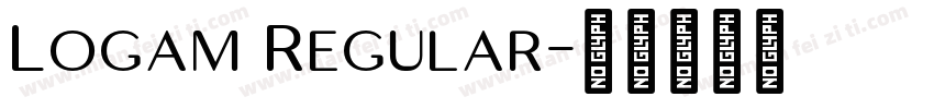 Logam Regular字体转换